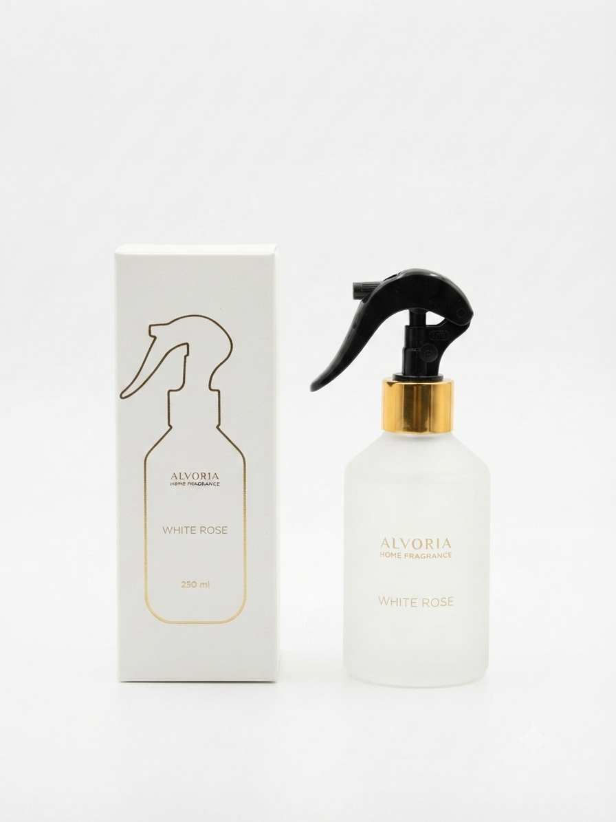 ALVORIA - Spray do domu WHITE ROSE - 250ml